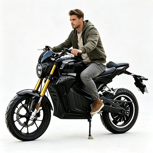 Motocicleta de Carreras Eléctrica de Alto Rendimiento Super Power Top Speed V8 72V 3000W, Velocidad Máxima 80km/h, para Adultos - Product Image 1