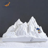 Diffuseur d'arômes personnalisé en plâtre Montagne Alpino, Diffuseurs passifs Alpins, Pierre parfumée Sommet Enneigé, Cadeaux Alpins