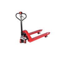 Chariot à palettes manuel de haute qualité SHUHUI CBY-AC en acier inoxydable certifié CE, capacité de 5 tonnes, roues en nylon, hauteur de levage de 200 mm, 1150 mm de hauteur au sol.