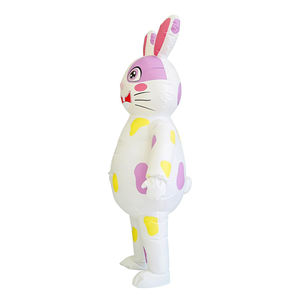 Disfraz Inflable de Conejo de Pascua para Adultos, Divertido Disfraz de Conejo Blanco Inflable para Fiestas de Pascua - Product Image 2