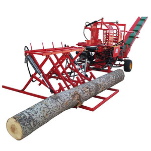 27hp 35 Ton Gasoline Automatic Firewood Processor with 25" Hydraulic Chainsaw, 500mm Log Diameter, Start, EPA Approved - Product Image 1
