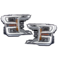 Conjunto de Faros Delanteros LED Estilo Raptor para Ford F150 2015-2020, Luces de Circulación Diurna, Señal de Giro Secuencial, Proyector, Venta al Por Mayor de Fábrica
