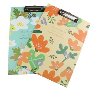 Holyde PP matériel vif coloré simple porte-papier d'impression presse-papiers dur pour étudiant de bureau - Product Image 2