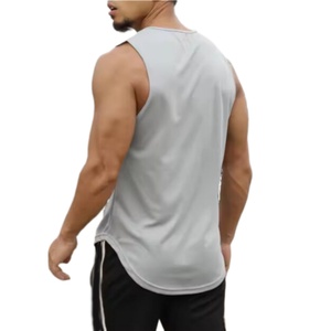 Fabricación de Camisetas Personalizadas para Hombre, Camisetas de Gimnasio para Hombre, Impresión de Logotipo Propio, Dobladillo Arqueado, Camisetas de Talla Grande para Hombre - Product Image 2