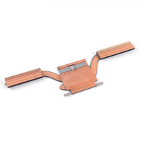 Radiateur de CPU pour ordinateur portable à caloducs soudés minces et aplatis - Ensemble de ailettes de refroidissement en cuivre haute efficacité pour la gestion thermique des ordinateurs portables