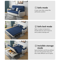Sofá Cama Barato, Muebles Modernos para Sala de Estar, Sofá Esquinero Convertible en Cama, Sofá Cama Plegable de Tela