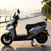 Motor Listrik Murah 12 inci CKD SKD, Penjualan Langsung Pabrik, 1100/1300W, Kecepatan 60km/jam, Skuter Moped Listrik Dijual
