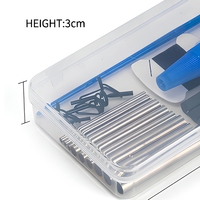 Kit de réparation de canne à pêche : Ensemble de remplacement de anneaux de guidage et accessoires d'entretien pour la réparation de cannes et le bricolage