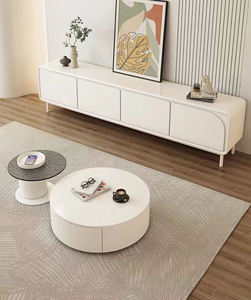 <span class=keywords><strong>Soporte</strong></span> de <span class=keywords><strong>TV</strong></span> flotante <span class=keywords><strong>mesa</strong></span> de centro <span class=keywords><strong>LG</strong></span> Stand By Me <span class=keywords><strong>mesa</strong></span> de centro de <span class=keywords><strong>TV</strong></span> para sala de estar pierna redonda mármol metal comedor <span class=keywords><strong>mesa</strong></span> de centro base - Product Image 2