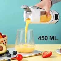 Draagbare blenderbeker, draadloos, mini USB, 6/12 messen, 3.7/7.4V oplaadbare sapcentrifuge beker voor smoothies en shakes
