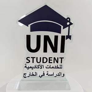 Premios de Cristal Personalizados con Diseño de Casa, Cristal con Forma Personalizada y Premios, Premio de Cristal, Placas de Cristal UV - Product Image 3