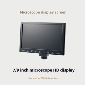 Microscope numérique HD avec écran intégré de 7 pouces/9 pouces Source de lumière <span class=keywords><strong>LED</strong></span> 200W/500W Règle d'équilibre des blancs pour une utilisation optique - Product Image 1