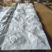 Panneaux muraux en pierre artificielle PU pour décoration intérieure et extérieure, résistants au feu et aux moisissures, en mousse PU, pour la décoration des murs des centres commerciaux
