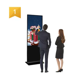 Grandi schermi pubblicitari non touch screen display da pavimento da 65 pollici digital signage