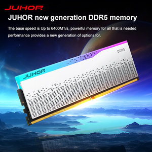 JUHOR RGB DDR5 6400MHz 32GB (16GB×<span class=keywords><strong>2</strong></span>) CL38 1.25V DIMM <span class=keywords><strong>RAM</strong></span> 高速 Hynix メモリ ゲーミング ECC デスクトップ用 在庫あり - Product Image 3