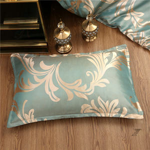 Luxe brillant satin soyeux jacquard motif de fleurs style classique européen drap de lit literie housse de <span class=keywords><strong>couette</strong></span> ensemble - Product Image 5