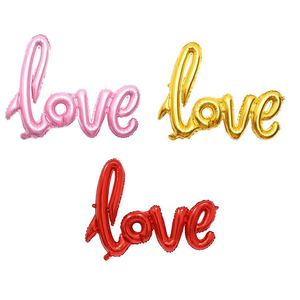 108X64cm Love Foil Letter Bulk Wedding Decor Large Colorful Connected Alphabet <b>Party</b> <b>Balloons</b> Wholesale - Product Image 2