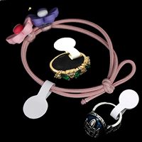 Rouleau d'étiquettes de prix autocollantes blanches vierges pour bijoux, autocollants de prix pour vêtements, bagues, colliers, boucles d'oreilles, identification des prix