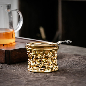 Stainless Steel <b>Tea</b> Strainer Cylinder Fine Mesh Filter For Kung Fu <b>Tea</b> <b>Set</b> Accessories Afternoon <b>Tea</b> Use - Product Image 4