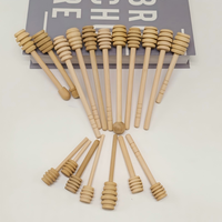 Palito para Remover Miel de Madera de Loto, Diseño Moderno y Simple con Grano de Madera Original, Extractor de Miel y Mermelada, Venta al por Mayor