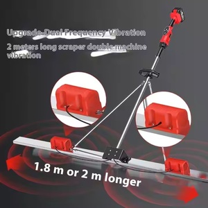 Pulidora de doble motor con batería de litio de 1.8m, regla vibratoria para nivelación de carreteras, maquinaria de construcción, hormigón motorizado - Product Image 5