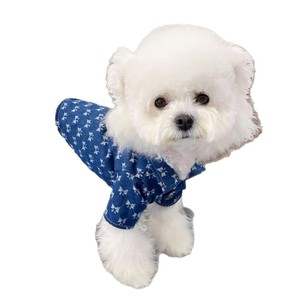<b>Dog</b> Shirt Bow Tie Denim Breathable All Seasons For Small Medium Large <b>Dogs</b> - Product Image 5