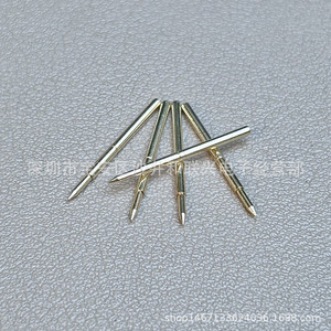 หัววัดทดสอบเคลือบทองขนาด 1.0 มม. ทำจากฟอสเฟอร์บรอนซ์ รุ่น PA75 B1 ปลายตรง สำหรับ ICT สปริงพิน - Product Image 2