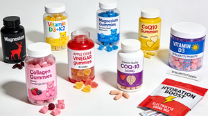 Gummies multivitaminées quotidiennes végétaliennes OEM pour enfants – Formule multi-C, B, D3, Zinc – <span class=keywords><strong>Complément</strong></span> beauté - Product Image 5