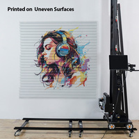 Untuk Epson DX7/I1600 pencetak Inkjet dinding vertikal TPP1000 cetak DX7 resolusi tinggi CMYK lebar tak terbatas garansi 1 tahun baru