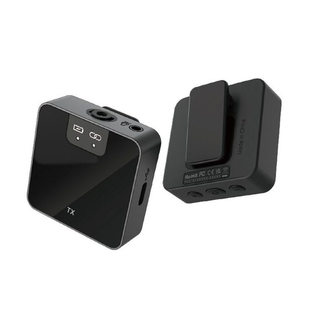 Professional Mini Wireless 2.4ghz Lavalier Mic Microphone for Mobile Smartphone Interview Camera Live Vlog