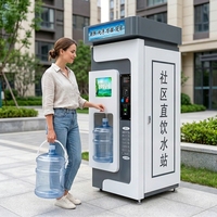Distributeur d'eau pure, distributeur d'eau à monnayeur, distributeur d'eau purifiée