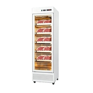 Gabinete Comercial de Una Puerta para Maduración en Seco de Carne de Res |   Refrigerador de Curación de Carne con Control Digital y Enfriamiento Ventilado para Filetes - Product Image 1
