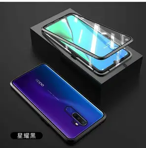 360 magnetico Anteriore e Posteriore In Vetro Temperato Copertura di Caso <span class=keywords><strong>Per</strong></span> <span class=keywords><strong>OPPO</strong></span> <span class=keywords><strong>A5</strong></span>/A3S/F9/F11 PRO/k5/Realme XT - Product Image 1