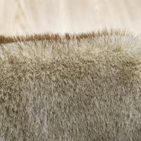 Tissu en peluche tricoté 100 % polyester cationique à poils longs et courts de haute qualité pour vêtements, manteaux, couvertures et literie
