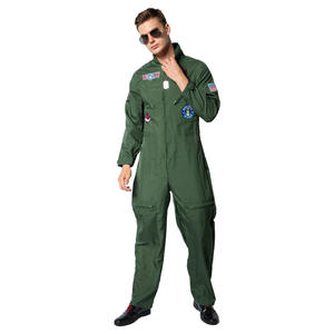 Mono de <span class=keywords><strong>Piloto</strong></span> de Vuelo para Hombre, Disfraz de Cosplay de Halloween para Adultos, Inspirado en Cine y Televisión - Product Image 1