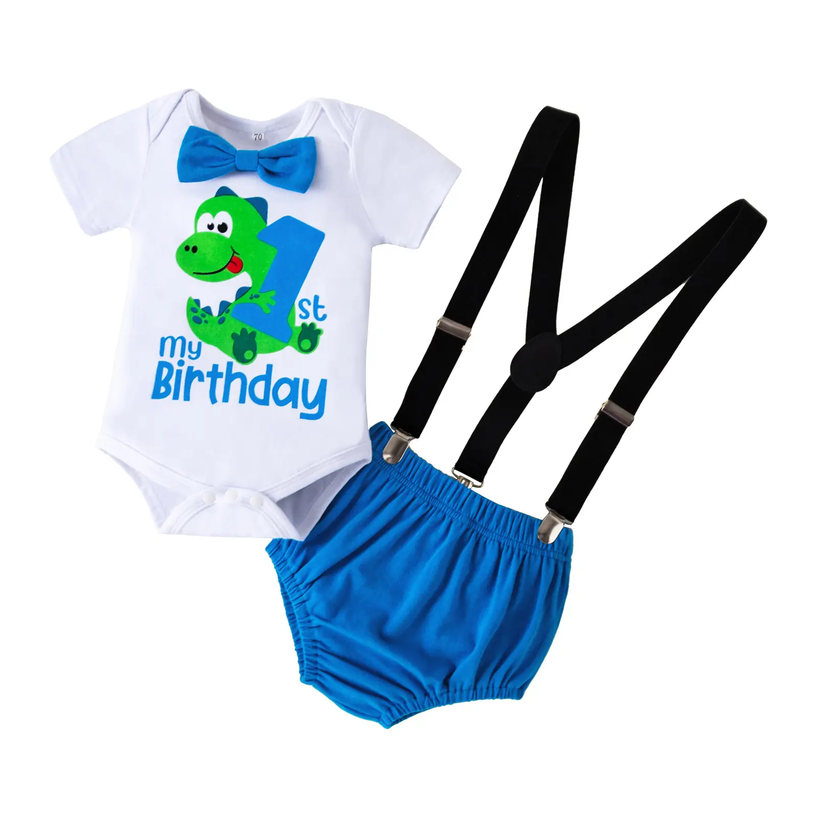 Summer Newborn Baby Clothing Infant Babi Boys Romper Clothes Set 2pcs Outfits