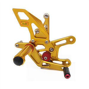Reposapiés Traseros Ajustables CNC Personalizados para Motocicleta, para <span class=keywords><strong>KAWASAKI</strong></span> ZX6R/<span class=keywords><strong>636</strong></span> 2007 <span class=keywords><strong>2008</strong></span> - Product Image 4