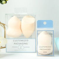 OEM Conception Personnalisée Transparent Écologique PET PP Boîte Cosmétique Emballage en Plastique Transparent pour Beauté Blender Crème et Perruques