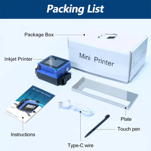 Mini impresora de codificación portátil Imprimir fecha de caducidad Codificador Número de lote Impresora de inyección de tinta portátil - Product Image 6