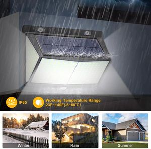 Zonne-Energie Led Licht Buiten Zonne-Energie 3 Modi Muur Solar Lihgt Met Bewegingssensor Licht Waterdicht Zonlicht Straatlantaarn Voor Tuin - Product Image 3