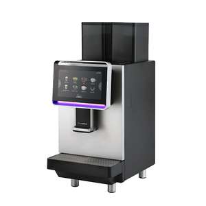 Machine à expresso de qualité hôtelière KS190 : Moulin intégré, capacité de 16 tasses, design portable en fer pour usage commercial - Product Image 1