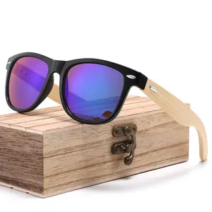 2024 OEM gafas de sol ecológicas marco de madera gafas de sol logotipo personalizado gafas de sol de madera UV400