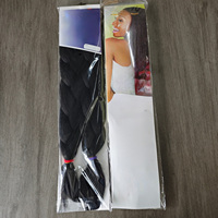 Extensions de cheveux synthétiques tressés pré-étirés 48 pouces, tresses TZ, haute douceur, lisses africaines, à trame unique, vente en gros