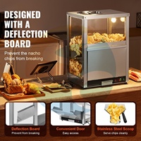 Shuangchi Commercial Nacho Chip Warmer 84.5QT Chip Warmer Machine Machine en acier inoxydable Nacho Heater Machine avec lumière chauffante