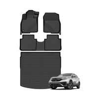 Tapis de voiture de luxe 4 pièces en TPE CR-V de 18 mm d'épaisseur, résistants aux taches, imperméables toutes saisons, écologiques et antidérapants