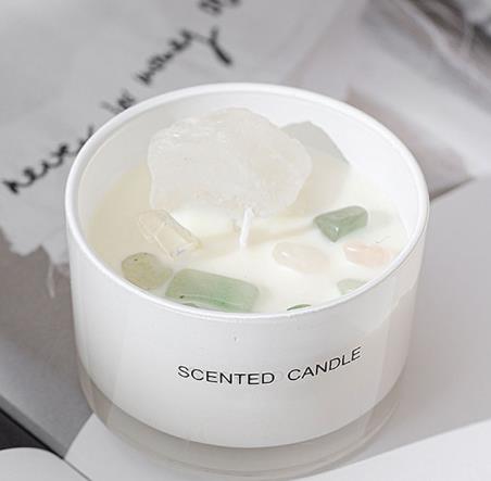 Barattolo Logo Private Label In Bulk su ordinazione di Mini Small Scented Soy Candle di fragranza 6