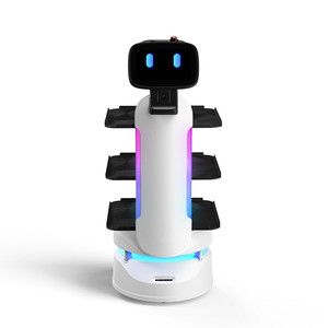 <span class=keywords><strong>Robot</strong></span> <span class=keywords><strong>Camarero</strong></span> para Restaurantes 2026: <span class=keywords><strong>Precio</strong></span> de Fábrica, Navegación Automática, 3 Bandejas, Carga Útil de 30 kg - Product Image 2