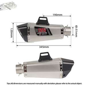 Escape Universal para Motocicleta <span class=keywords><strong>Yoshimura</strong></span> R11 de 51 mm con Silenciador Azul y DB Killer - Product Image 5