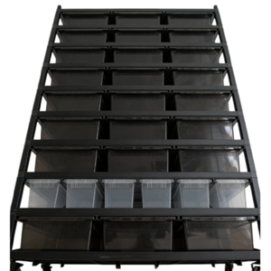 Toptan Evcil Hayvan Malzemeleri PVC İstiflenebilir Kompozit Raf Sürüngen Topu Üretim Rafı Üretim Odası Sergi Rafı - Product Image 1