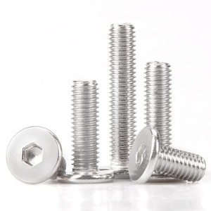 Vis à tête hexagonale ultra-mince CM M1.6 M2 M2.5 M3 M4 M5 M6 M8, à six pans creux, Torx, à tête plate, Allen - Product Image 2